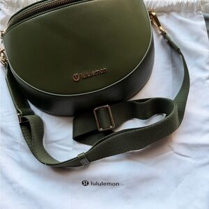lululemon athletica Forest Green Crossbody Bag